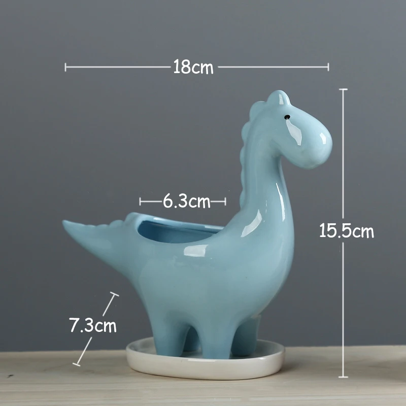 Ceramic Cartoon Dinosaur Plant - Japanese Garden Bonsai ulasan dan harga