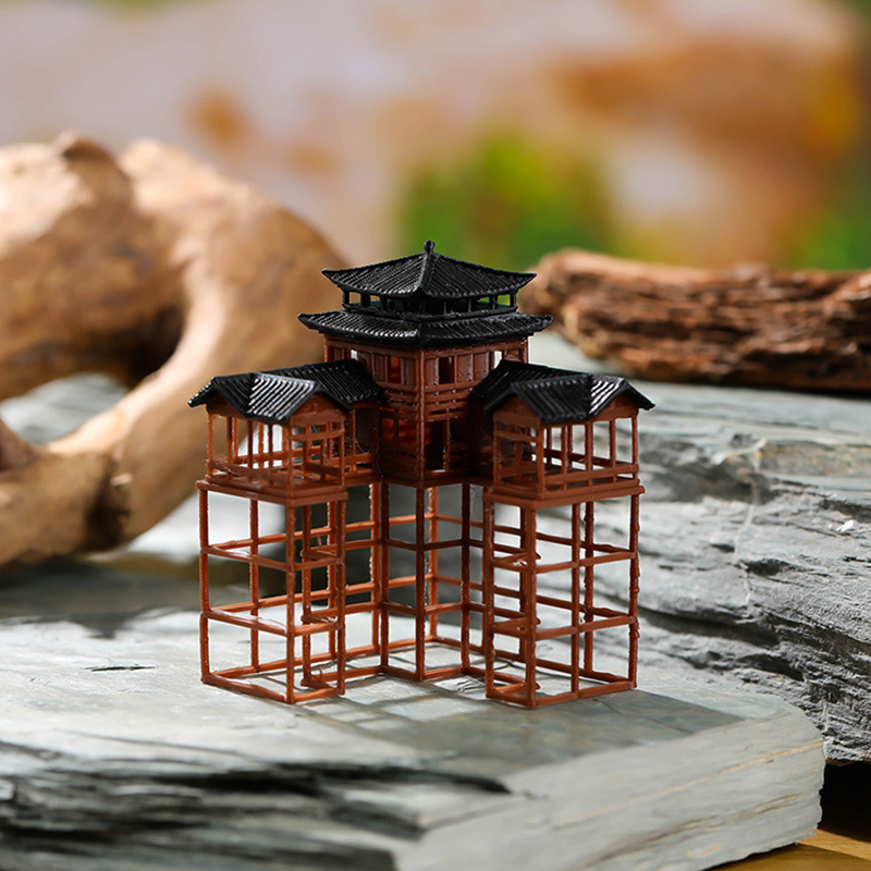 Ancient Building Model Miniatu - Japanese Garden Bonsai ulasan dan harga