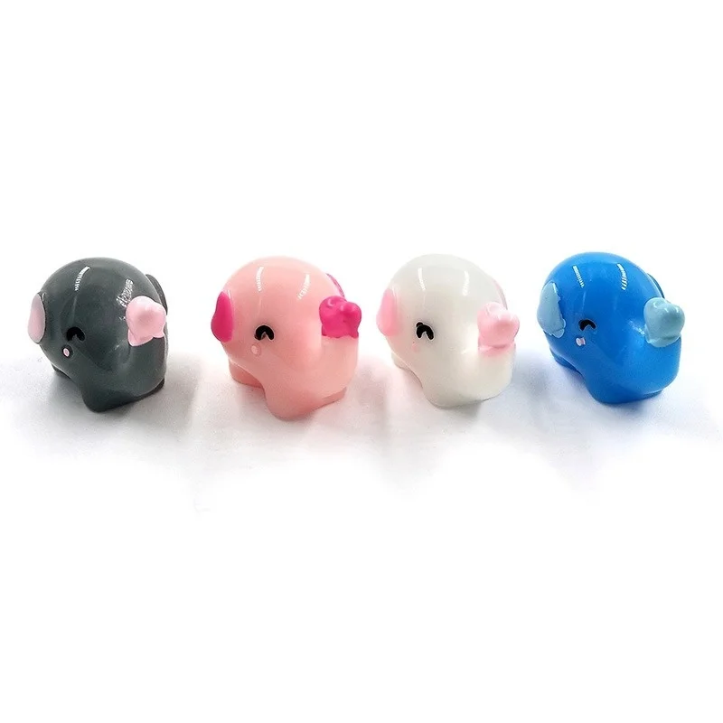 4Pcs Mini Cute Elephant Figuri - Bonsai Gardenia ulasan dan harga