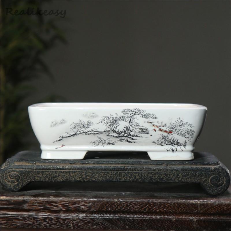 6Size Purple Sand Flower Pot C - Japanese Garden Bonsai ulasan dan harga