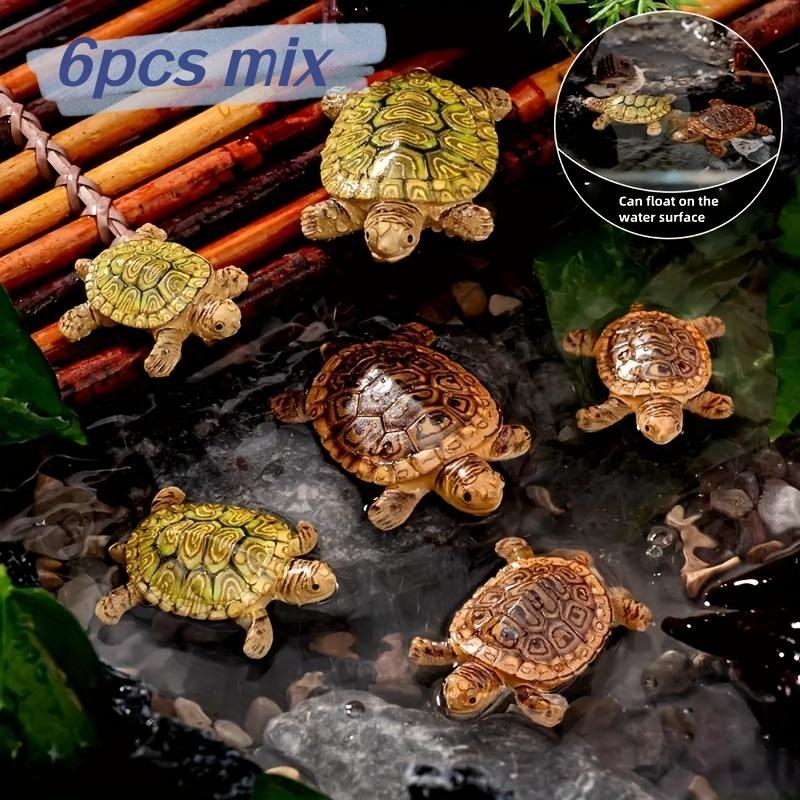 6 Mini Turtle Statues for Aqua - Bonsai Gardenia ulasan dan harga