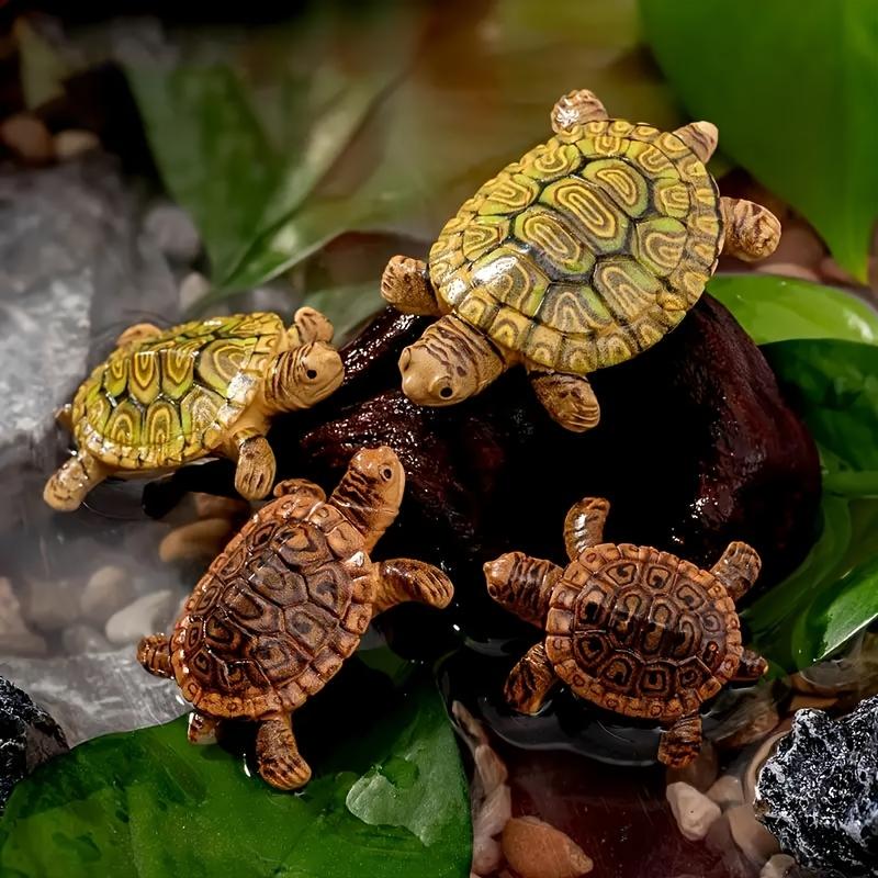 6 Mini Turtle Statues for Aqua - Bonsai Gardenia ulasan dan harga