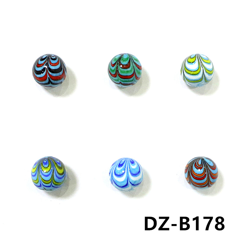 6pcs 16mm Blue Rare Glass Marb - Bonsai Garden Game ulasan dan harga