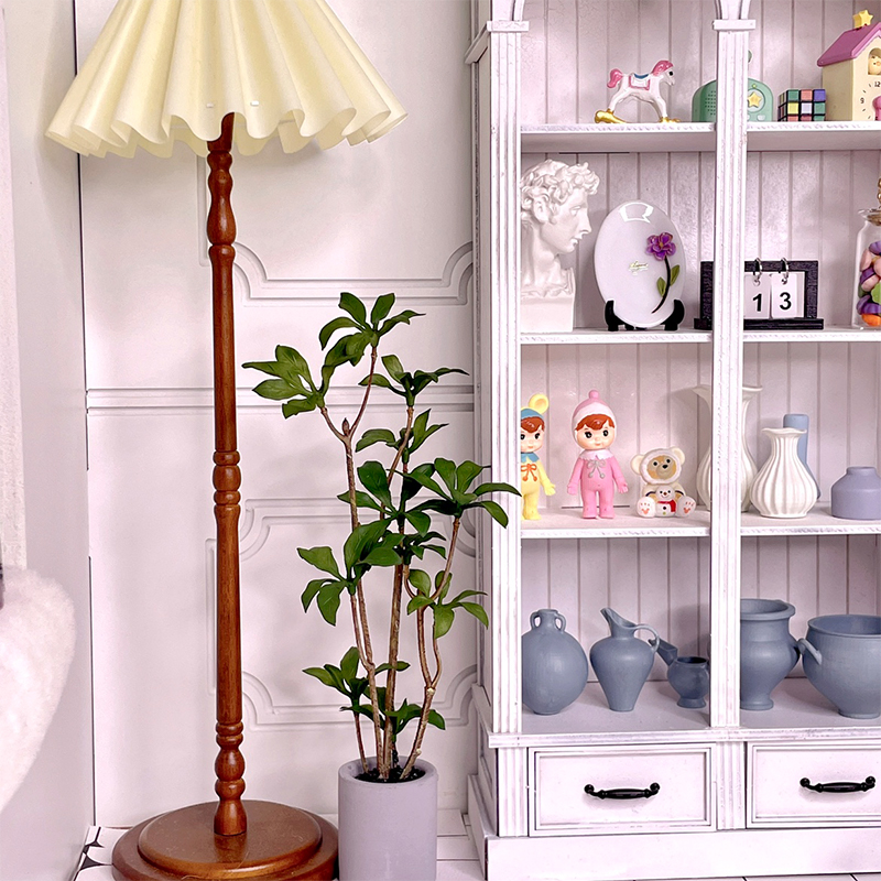 1:6 Dollhouse Miniature Potted - Bonsai Gardenia ulasan dan harga
