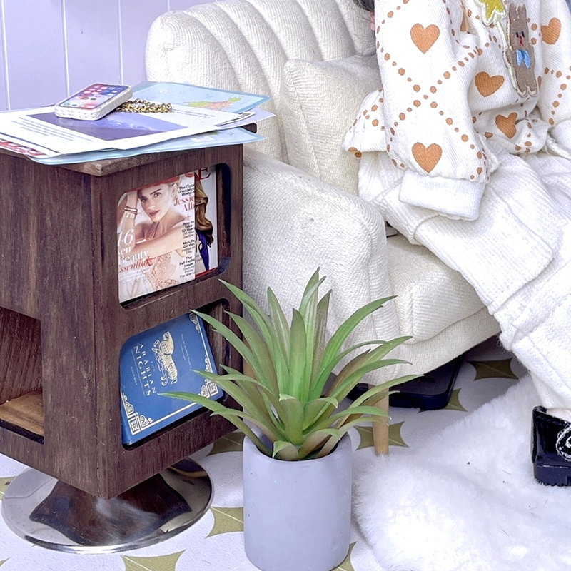 1:6 Dollhouse Miniature Potted - Bonsai Gardenia ulasan dan harga