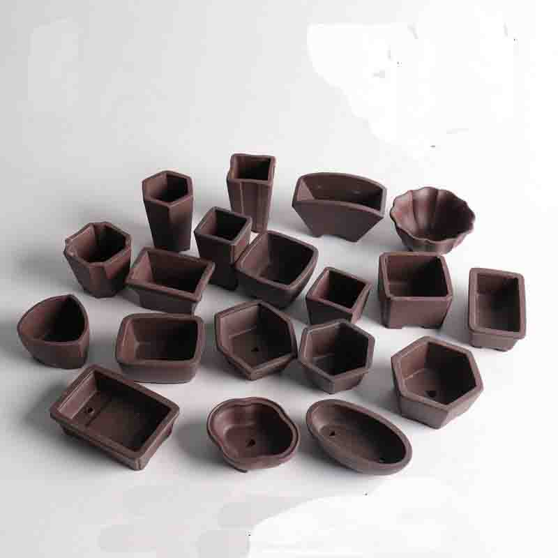 Yixing Purple Sand Flower Pot  - Japanese Garden Bonsai ulasan dan harga