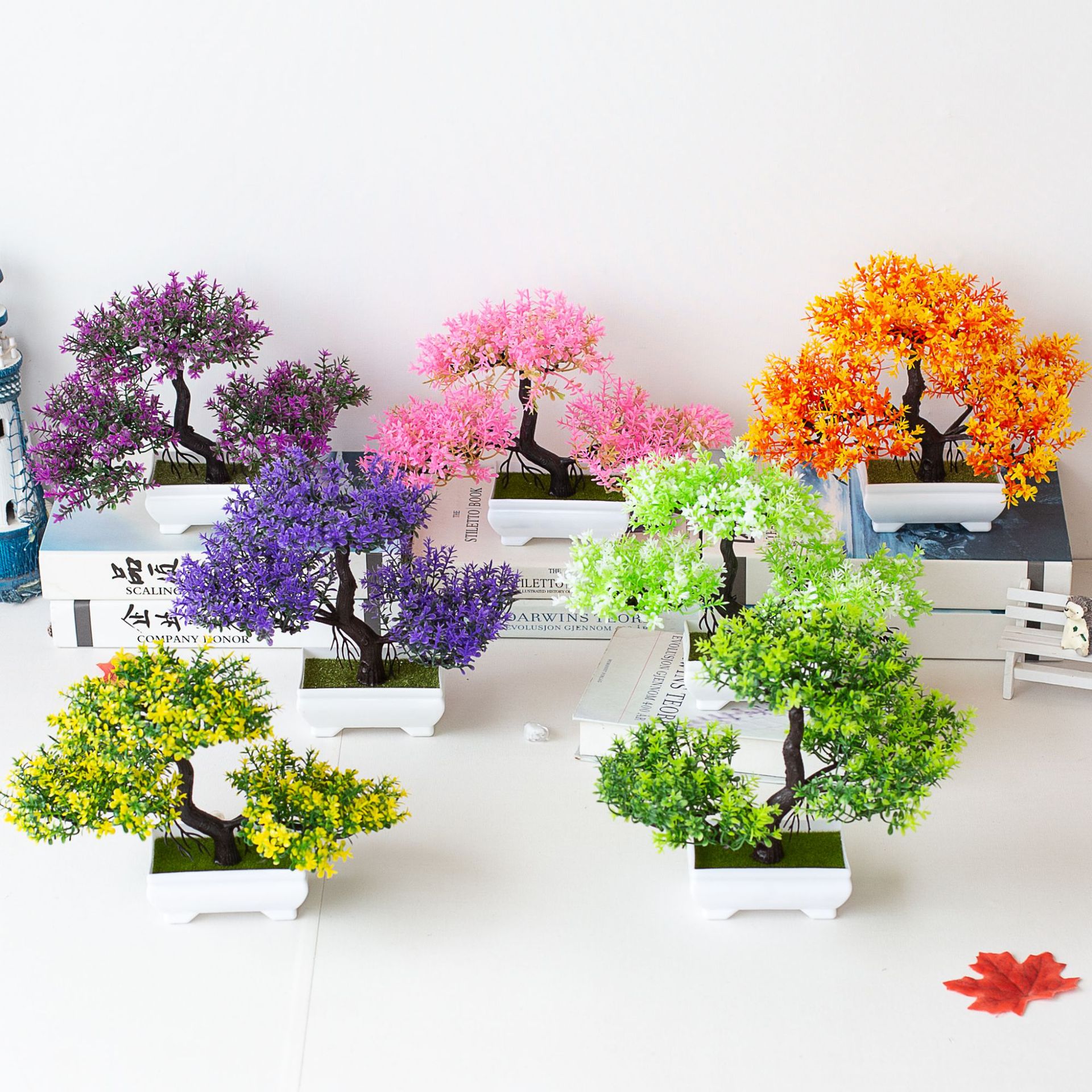 Artificial Tree Bonsai Simulat - Bonsai Gardenia ulasan dan harga