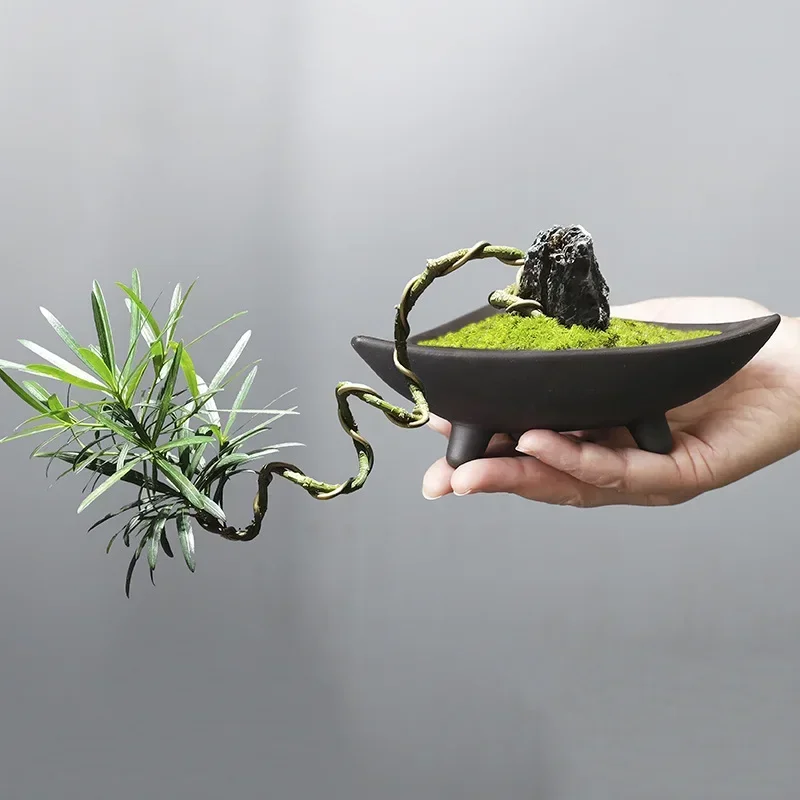 Personalized Ceramic Flower Po - Japanese Garden Bonsai ulasan dan harga