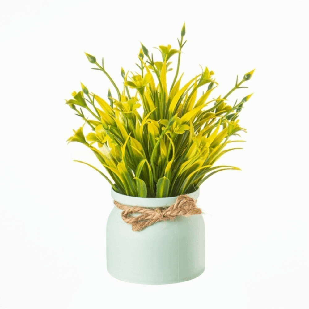 New Fake Potted Flowers Evergr - Bonsai Gardenia ulasan dan harga
