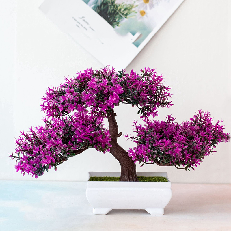 Artificial Plants Potted Bonsa - Bonsai Gardenia ulasan dan harga