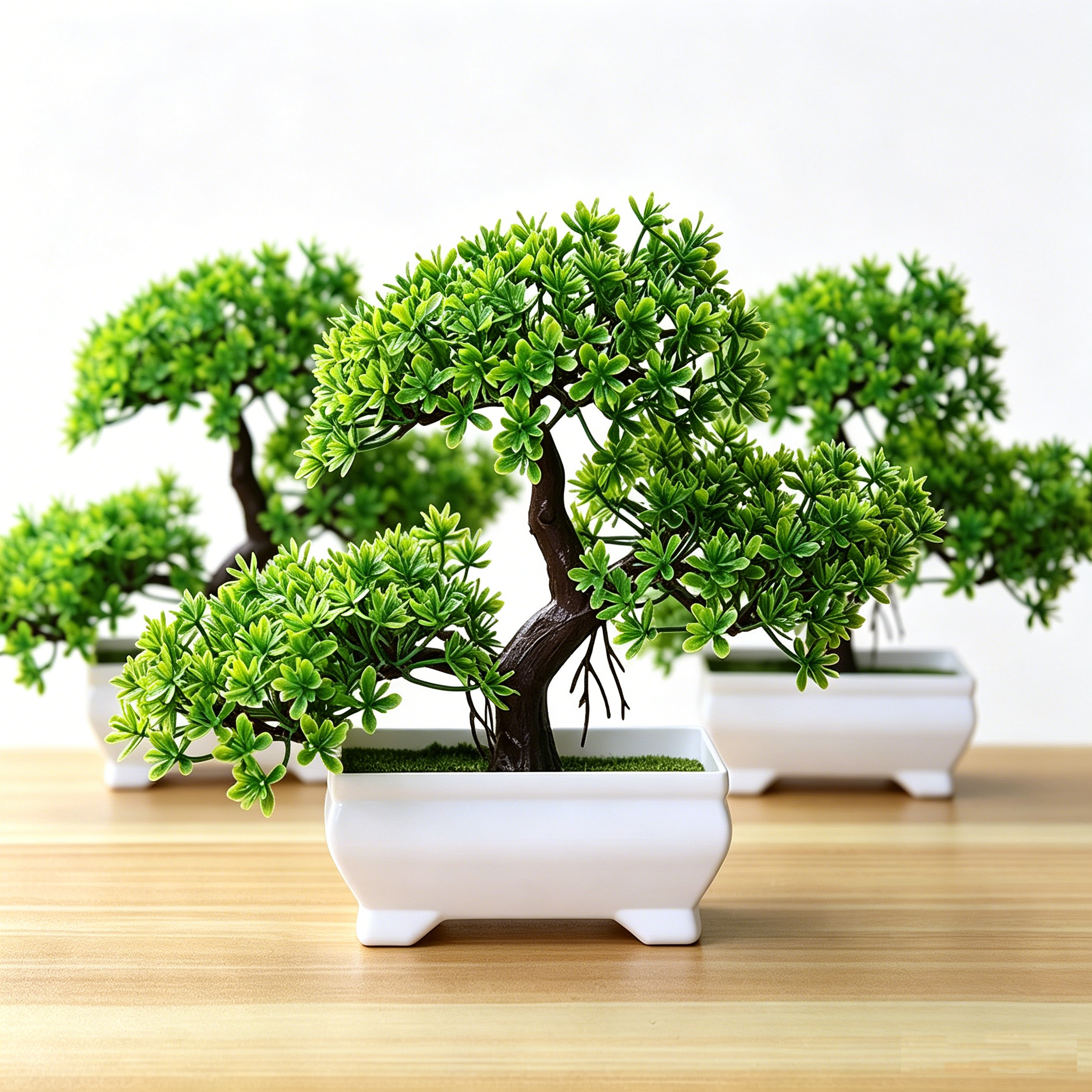 1/2Pcs Artificial Bonsai Tree  - Bonsai Gardenia ulasan dan harga