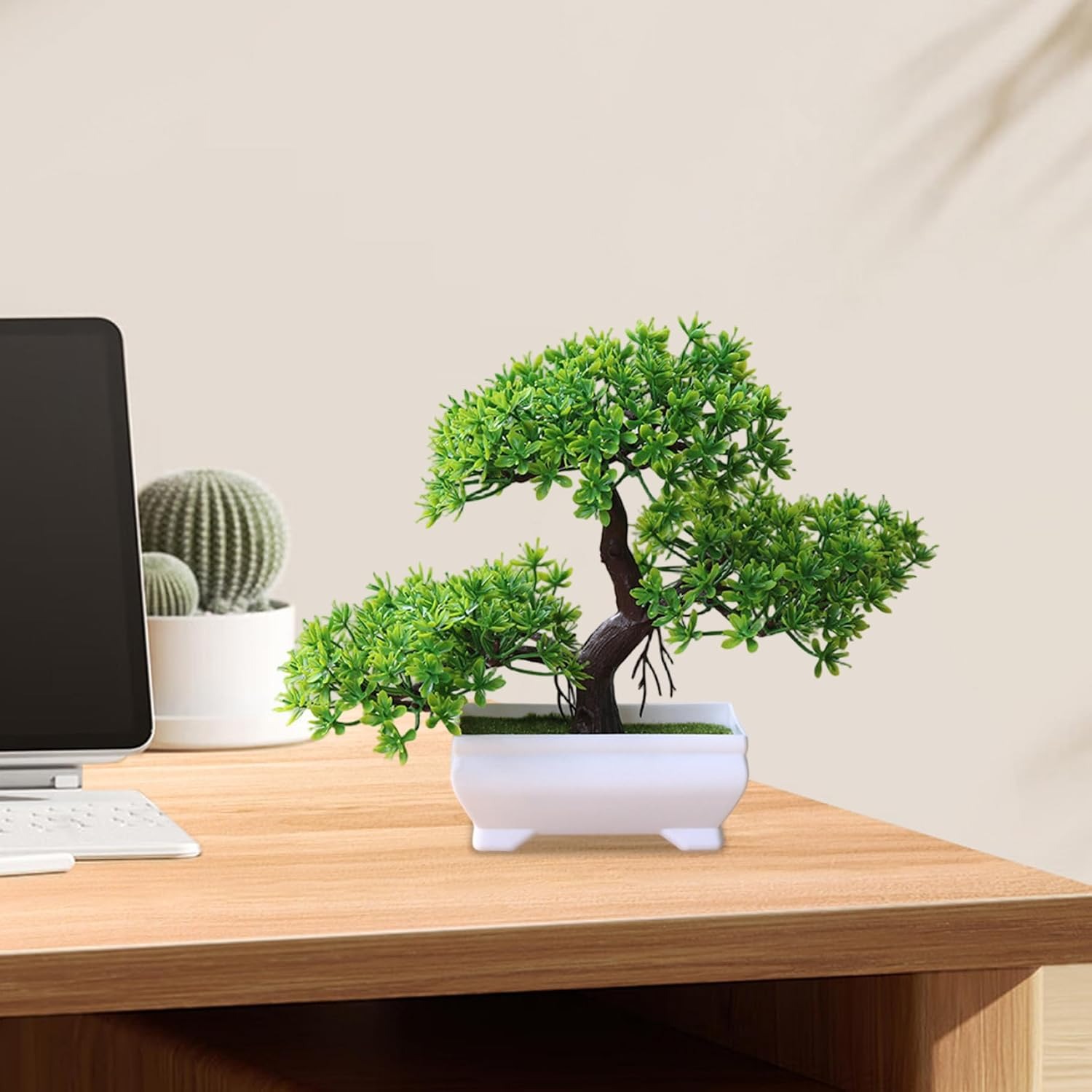 1/2Pcs Artificial Bonsai Tree  - Bonsai Gardenia ulasan dan harga